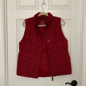 L.L.Bean water-repellant down puffer vest